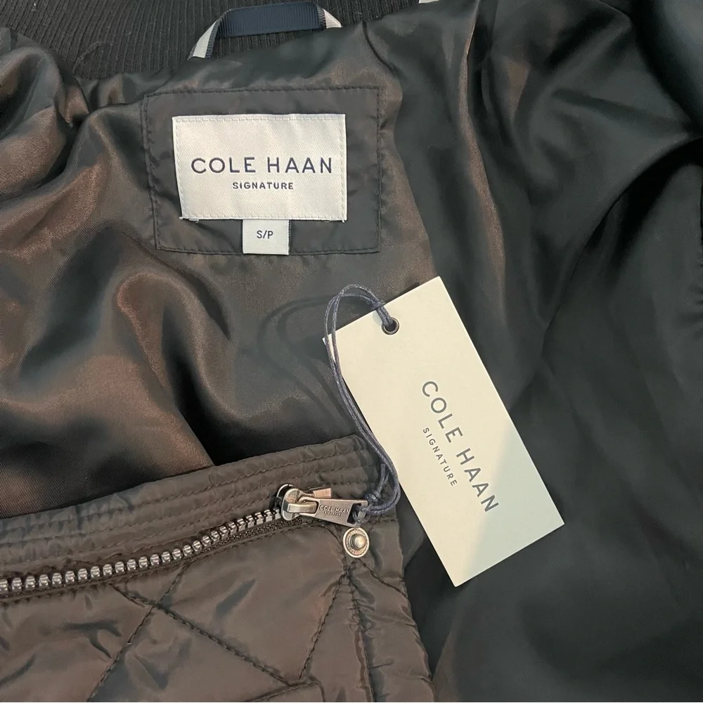 Cole Han Signature Mens Diamond Quilted Jacket- In Black Color- New Tag- Reemoly - Picture 7 of 15